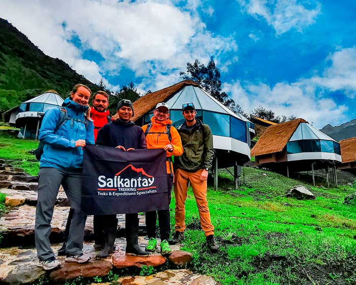 Glamping in Collpapampa, Peru during the Salkantay Trek to Machu Picchu
