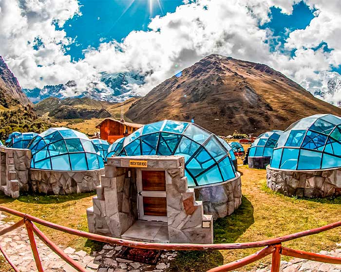 Short Salkantay Trek, SKY CAMP best campsite in Soraypampa.